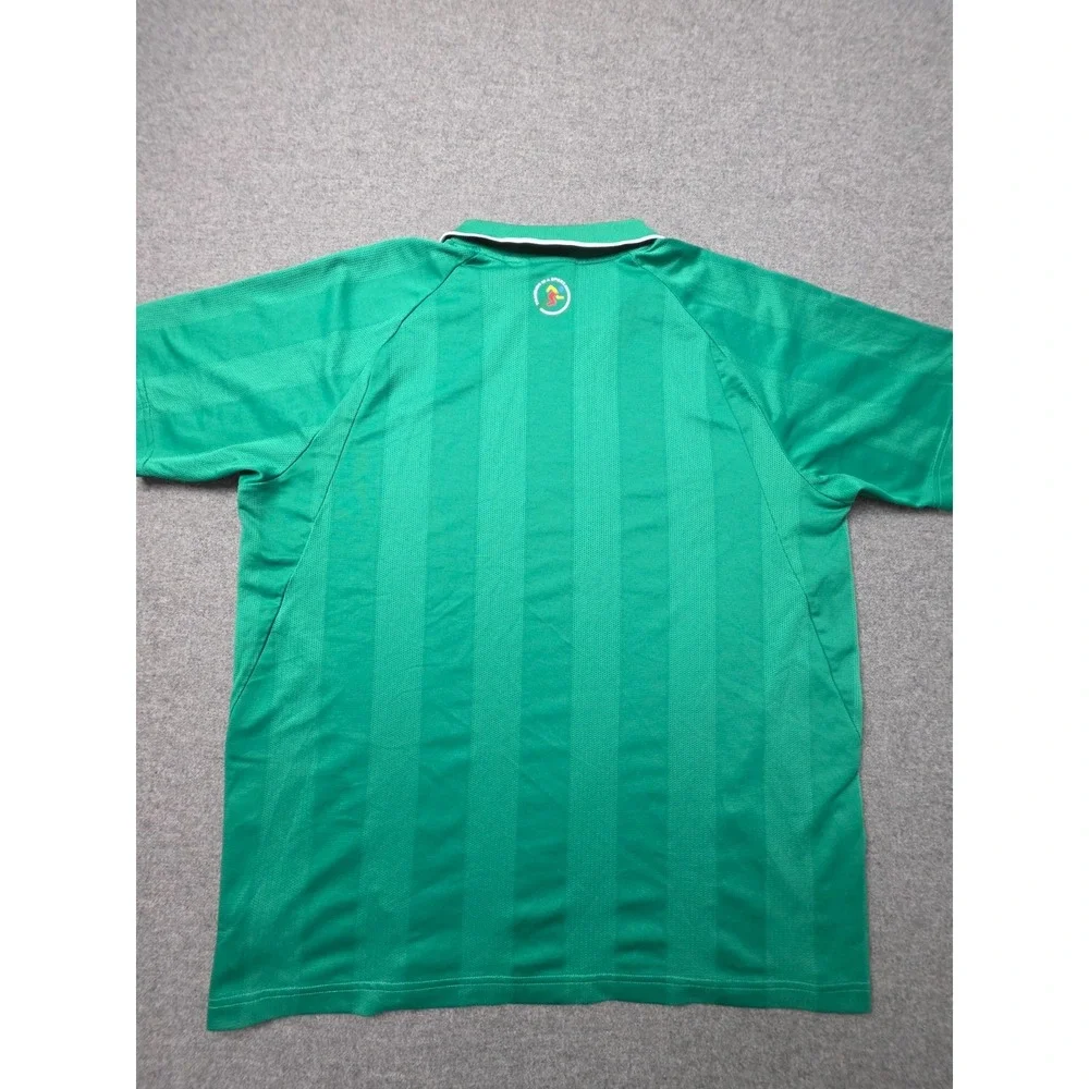 Adidas x Oyster Holdings Polo Shirt Mens XL Green 3-Stripes Performance Collared
